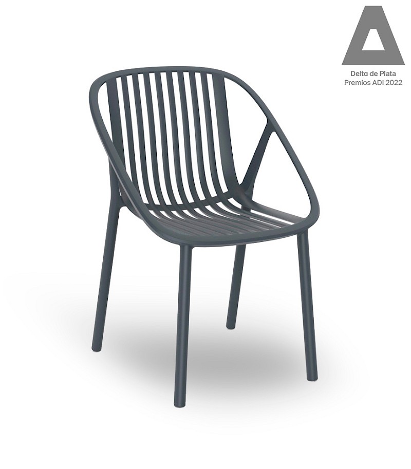 05376 silla bini gris oscuro delta plata 1