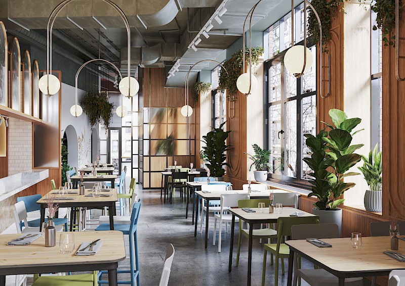 hub mesa lisboa silla restaurante render1 1