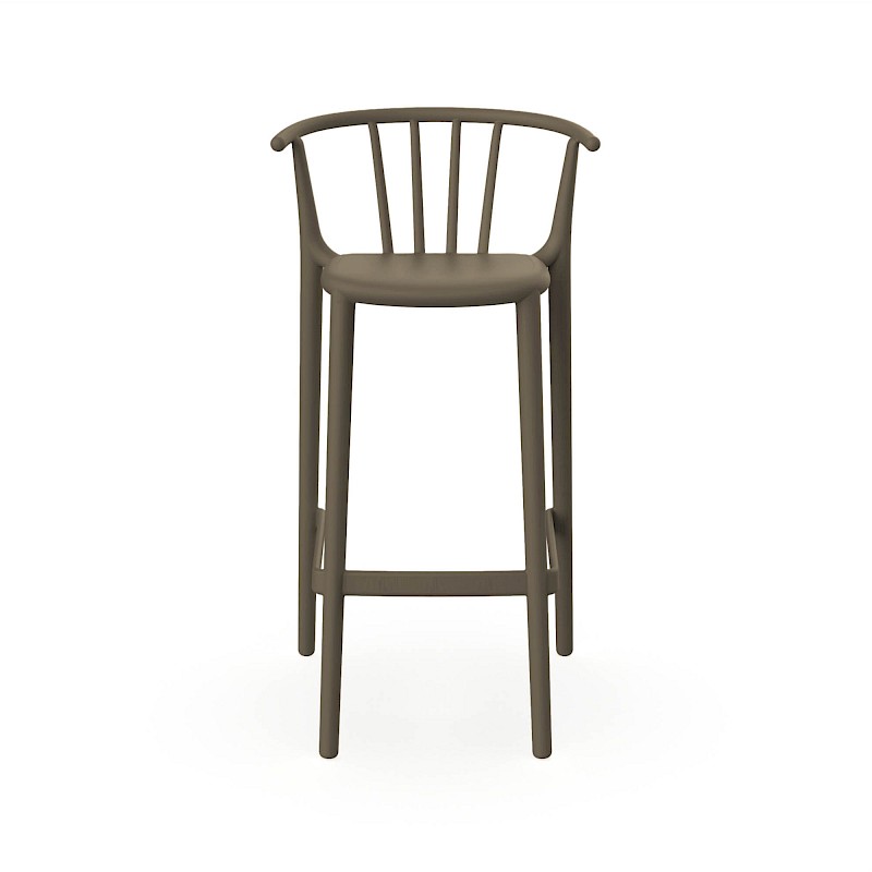 05446 woody taburete alto chocolate