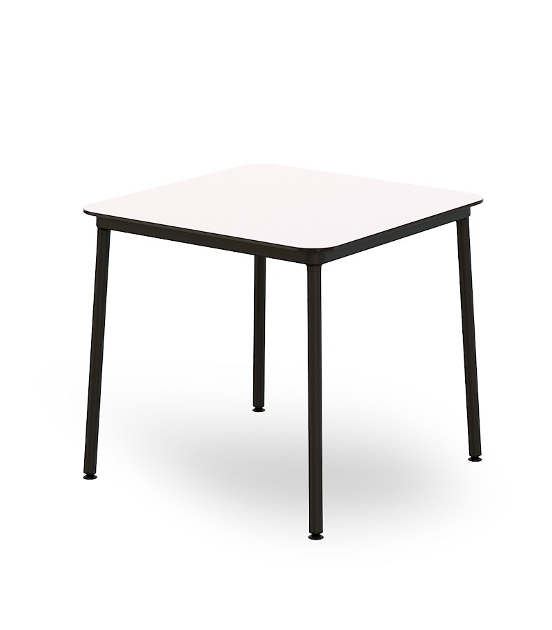 06328 mesa hub blanca 80x80 hpl negro