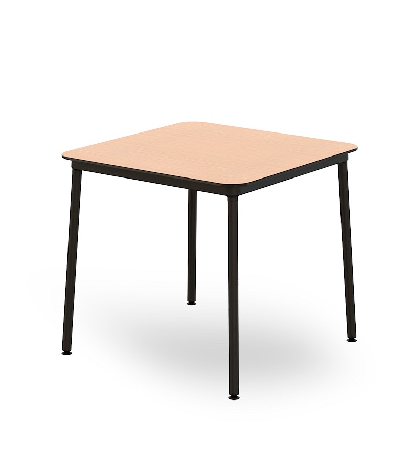 06329 mesa hub negra 80x80 hpl roble natural