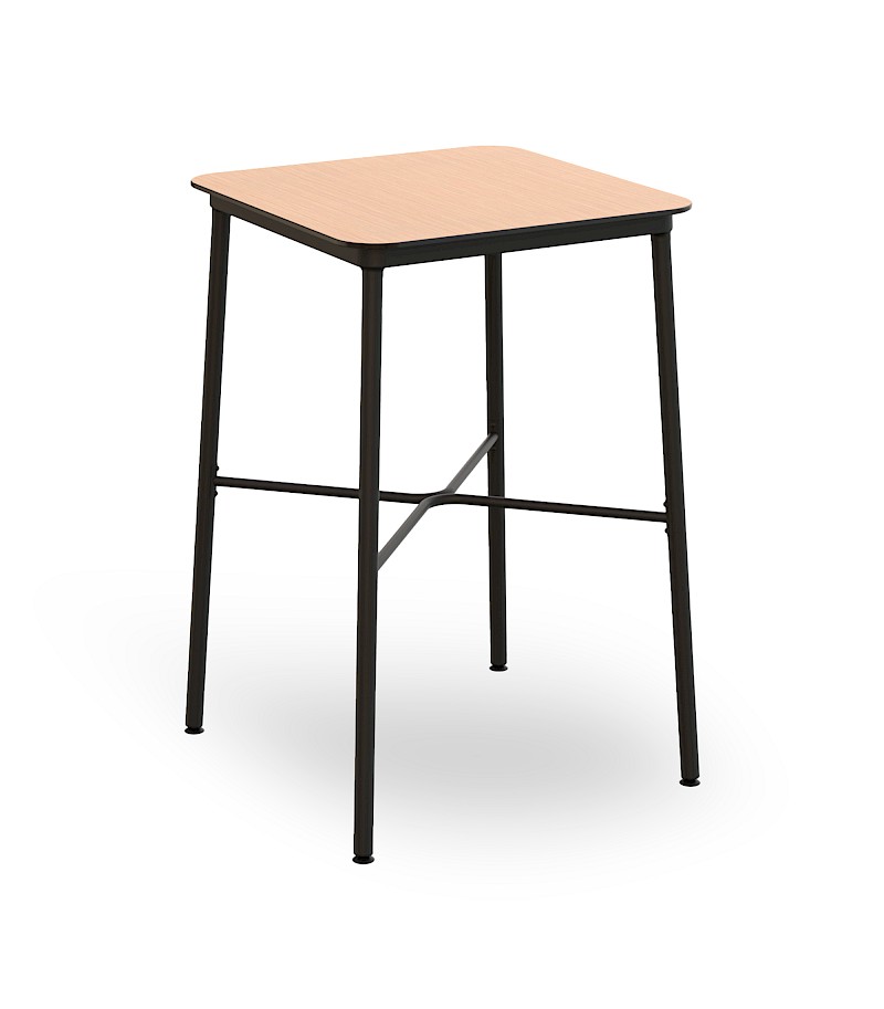 06361 mesa hub alta negra 70x70 hpl roble natural