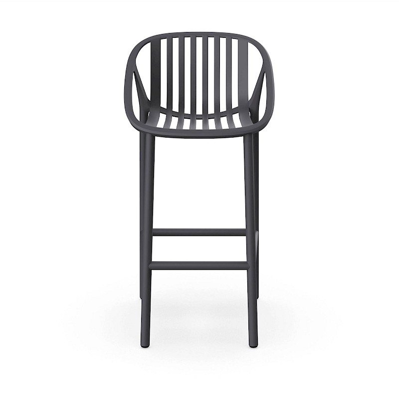 06538 taburete bini alto gris oscuro