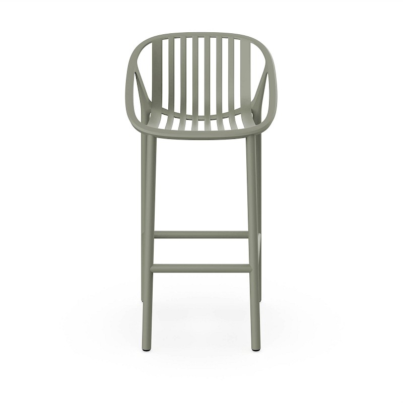 06539 taburete bini alto gris verdoso