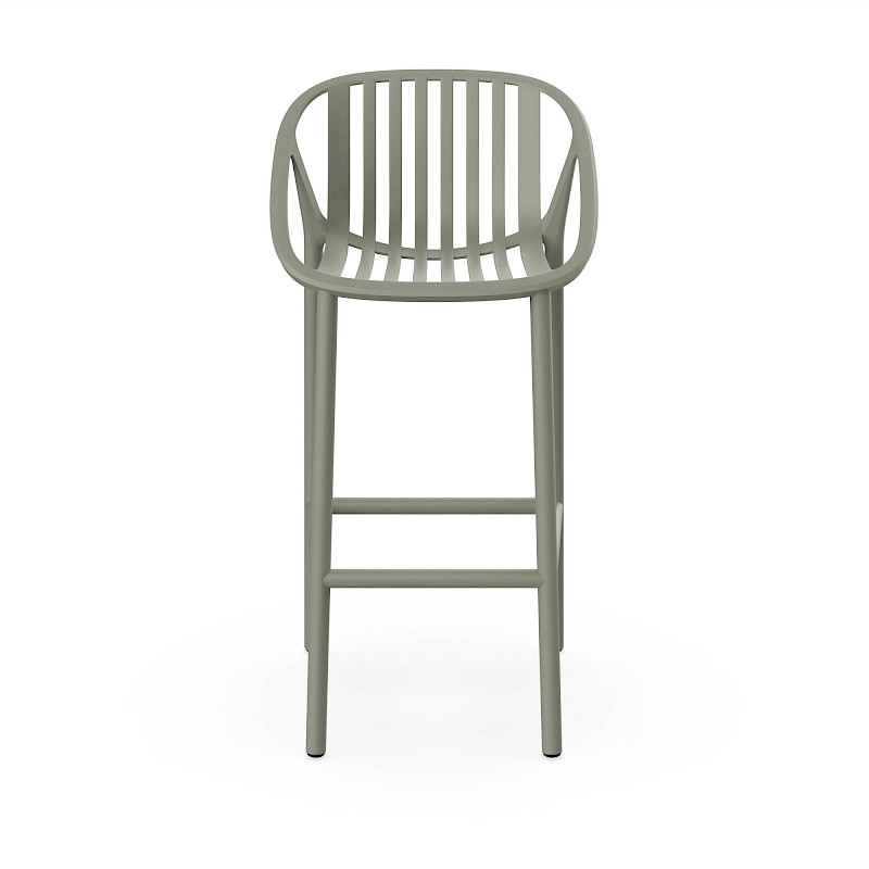 06539 taburete bini alto gris verdoso